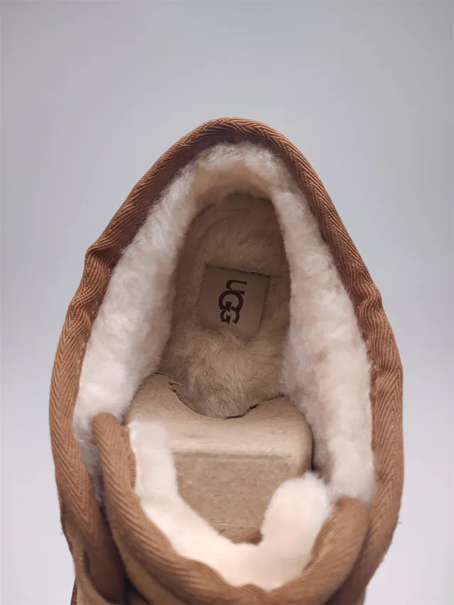 UGG Tasman Chestnut Suede Shearling-Lined Snow Boots 11
