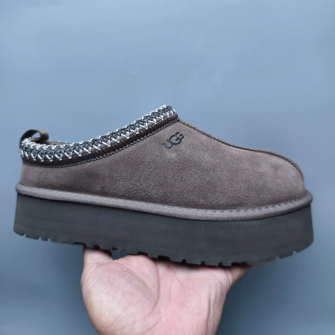 UGG Tasman Platform Slip-On Brown Casual Shoes 2