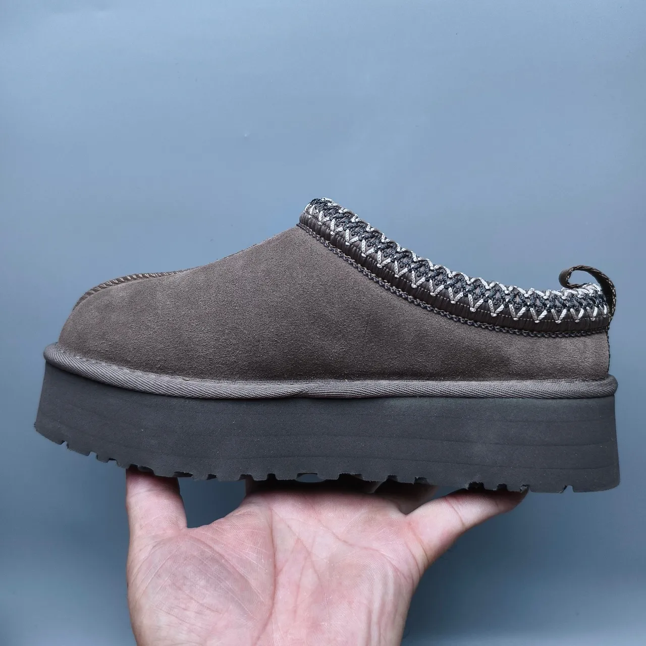 UGG Tasman Platform Slip-On Brown Casual Shoes 7