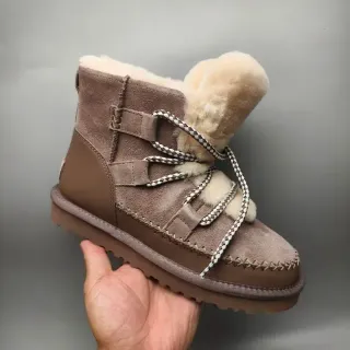 UGG Tasman-Style Shearling-Lined Suede Snow Boots