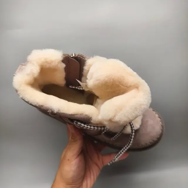 UGG Tasman-Style Shearling-Lined Suede Snow Boots 3