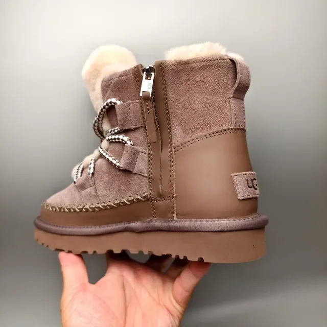 UGG Tasman-Style Shearling-Lined Suede Snow Boots 4