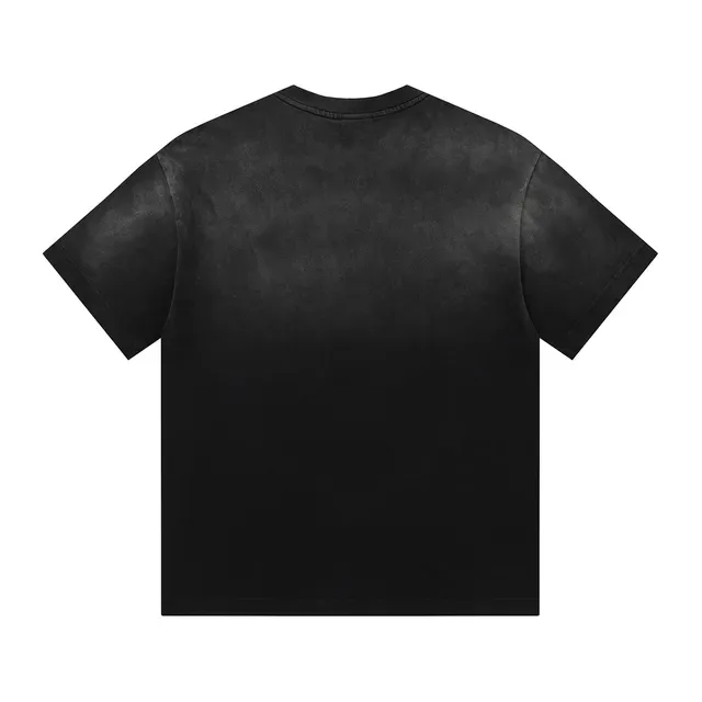 Vale Forever Acid-Wash Black and Graphic-Print T-Shirt 4