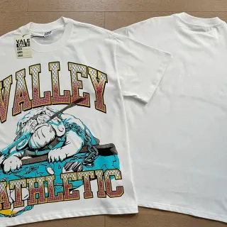 Vale Forever Valley Athletic 图案印花白色T恤