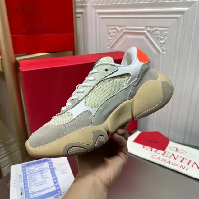 Valentino Sneakers Chunky Beige Olive Orange 3