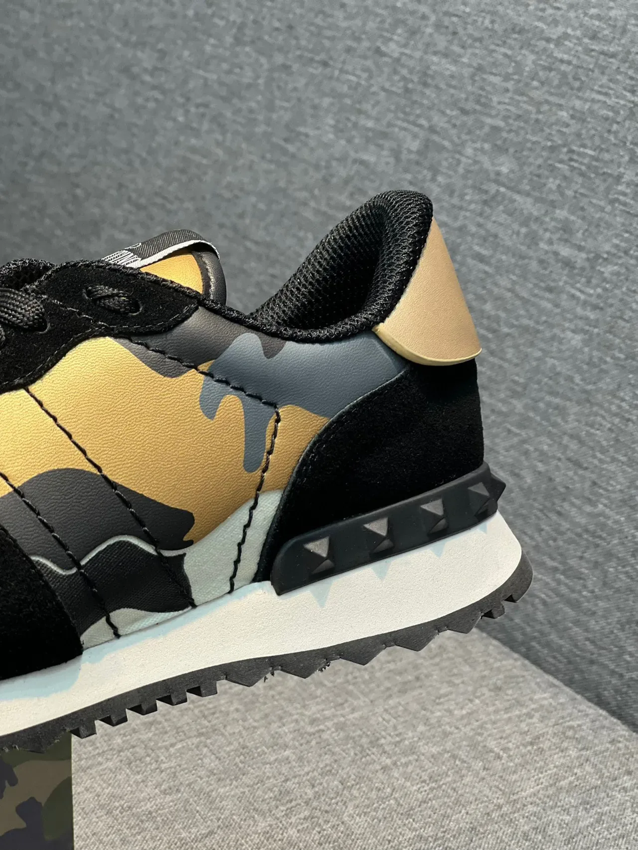 Valentino Rockstud Camouflage-Print Lifestyle Sneakers 8