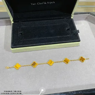 Van Cleef & Arpels ألھمبرا خمسة عناصر سوار ذهبي عين التيجر