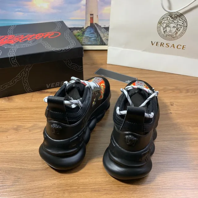 Versace Chain Reaction Baroque Print Chunky Sneakers 5