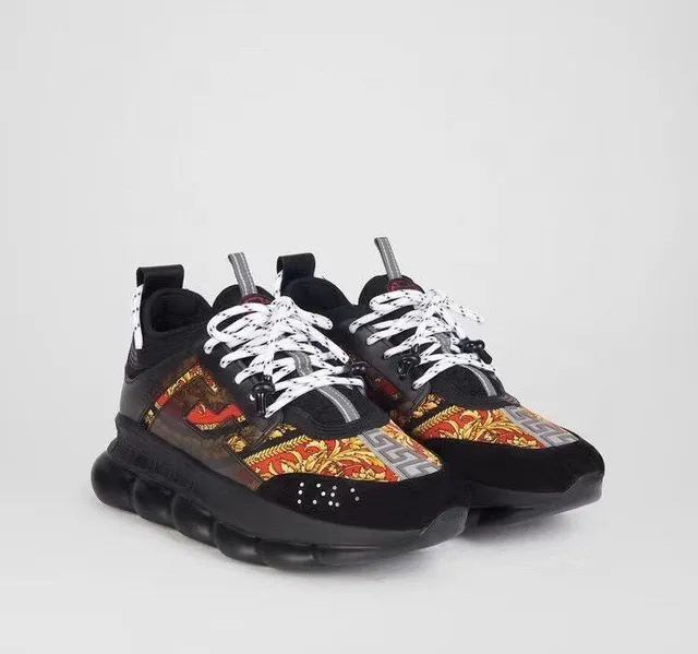 Versace Chain Reaction Baroque Print Chunky Sneakers 7