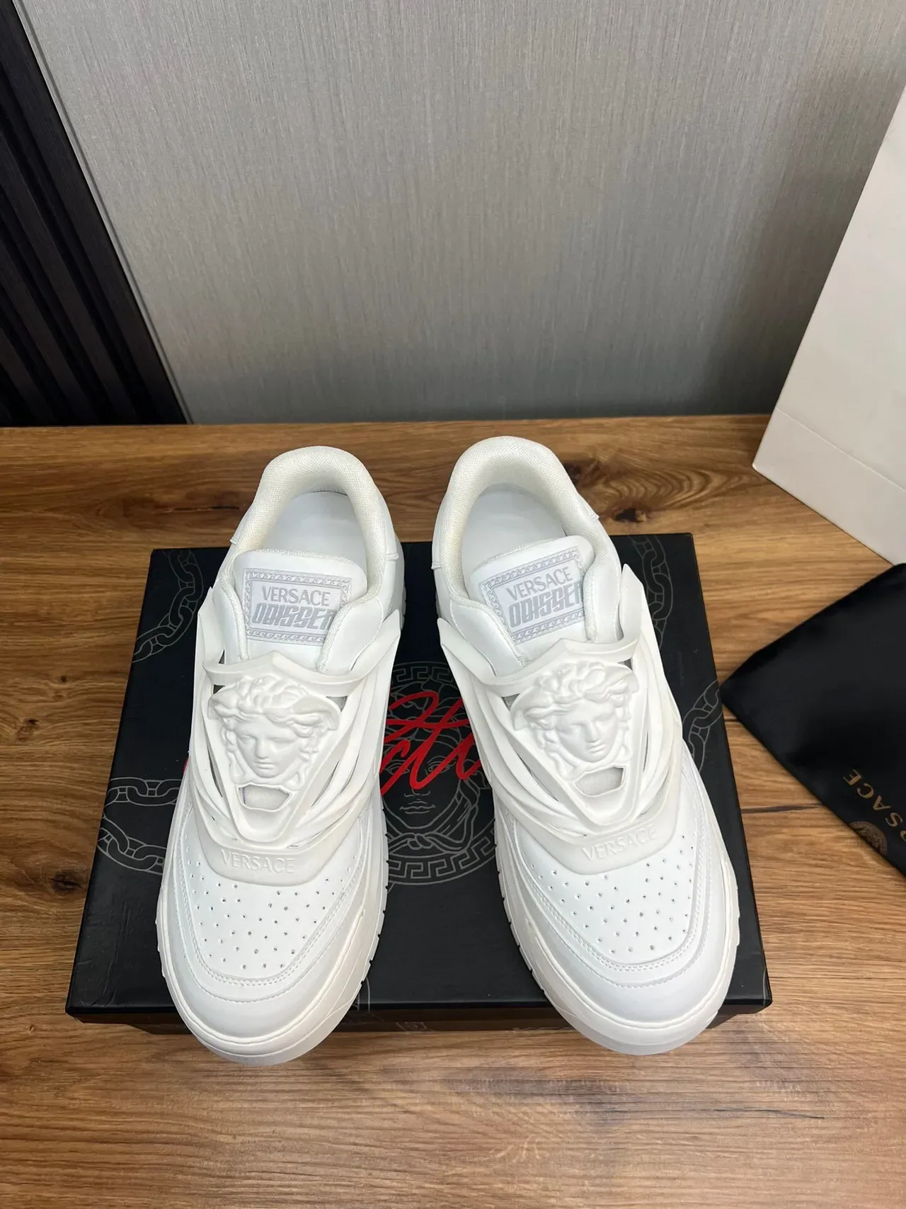 Versace Chain Reaction White Chunky Sneaker 2
