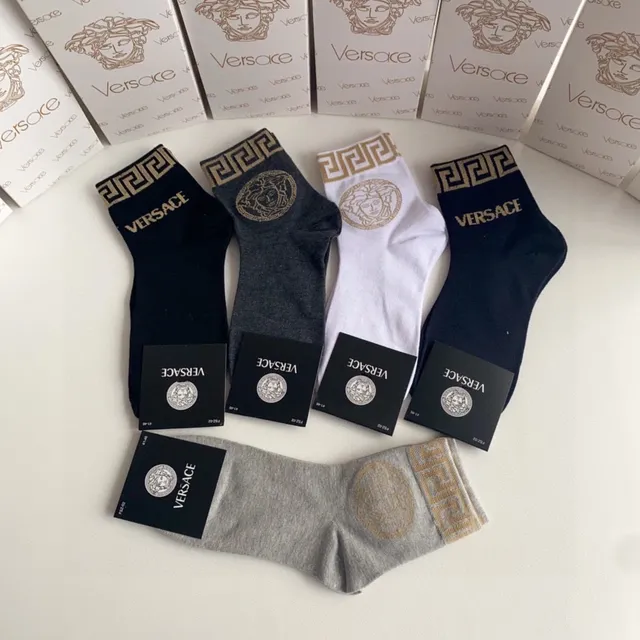 Versace Greca Medusa Logo Ankle Socks 3