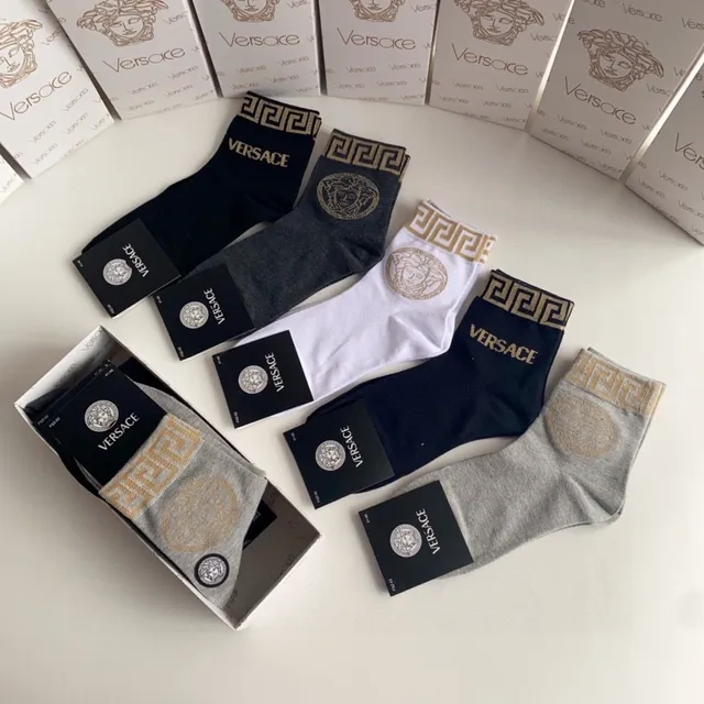 Versace Greca Medusa Logo Ankle Socks 6