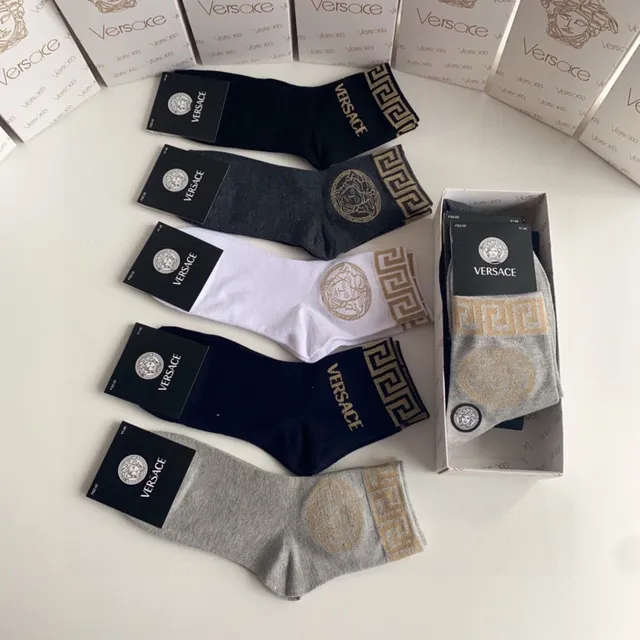 Versace Greca Medusa Logo Ankle Socks 7