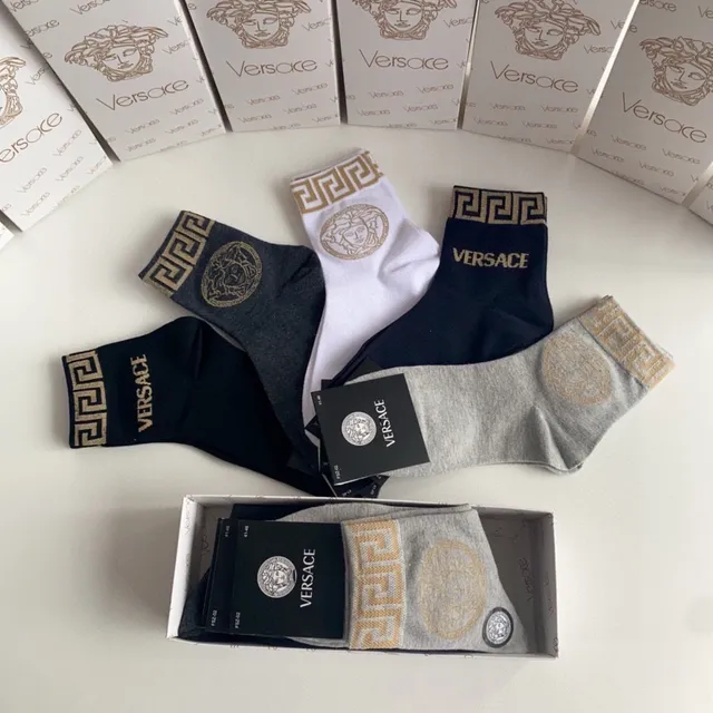 Versace Greca Medusa Logo Ankle Socks 9