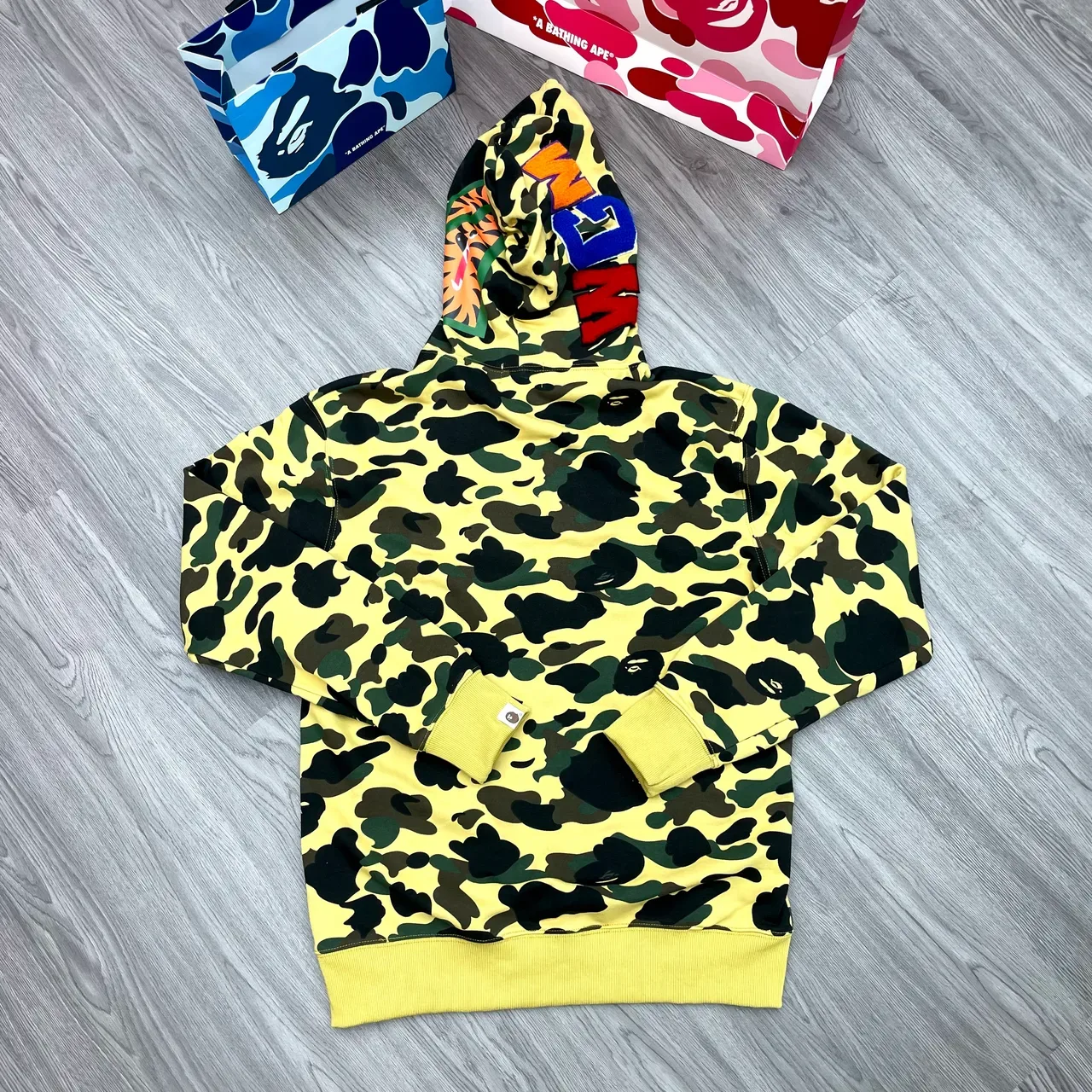 A Bathing Ape ABC Camo Shark-Eye Full-Zip Hoodie 5