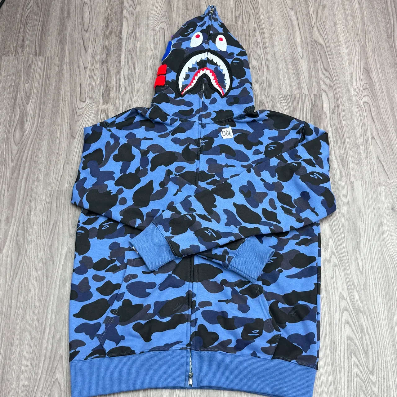 A Bathing Ape ABC Camo Shark-Eye Full-Zip Hoodie 6