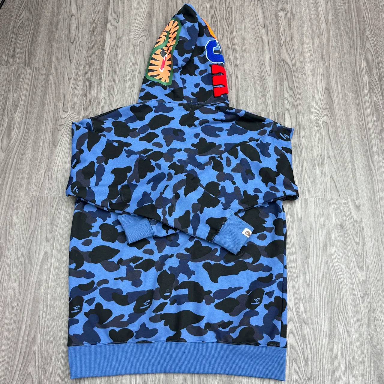 A Bathing Ape ABC Camo Shark-Eye Full-Zip Hoodie 7