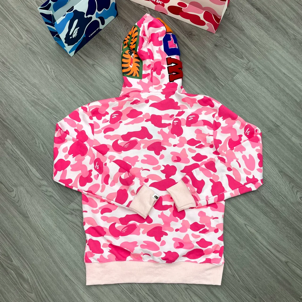 A Bathing Ape ABC Camo Shark-Eye Full-Zip Hoodie 9