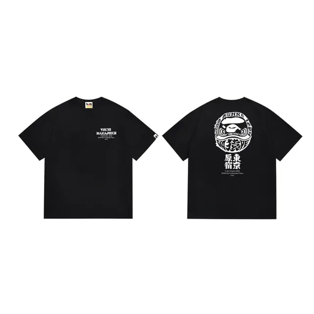 A Bathing Ape Graphic-Back Black T-Shirt 3