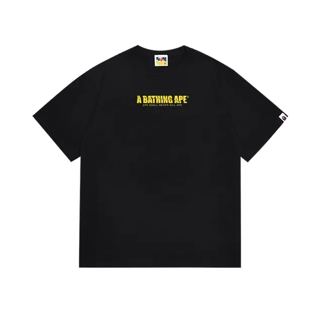 A Bathing Ape Graphic Print Black T-Shirt 2
