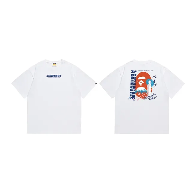 A Bathing Ape Graphic Print Black T-Shirt 5