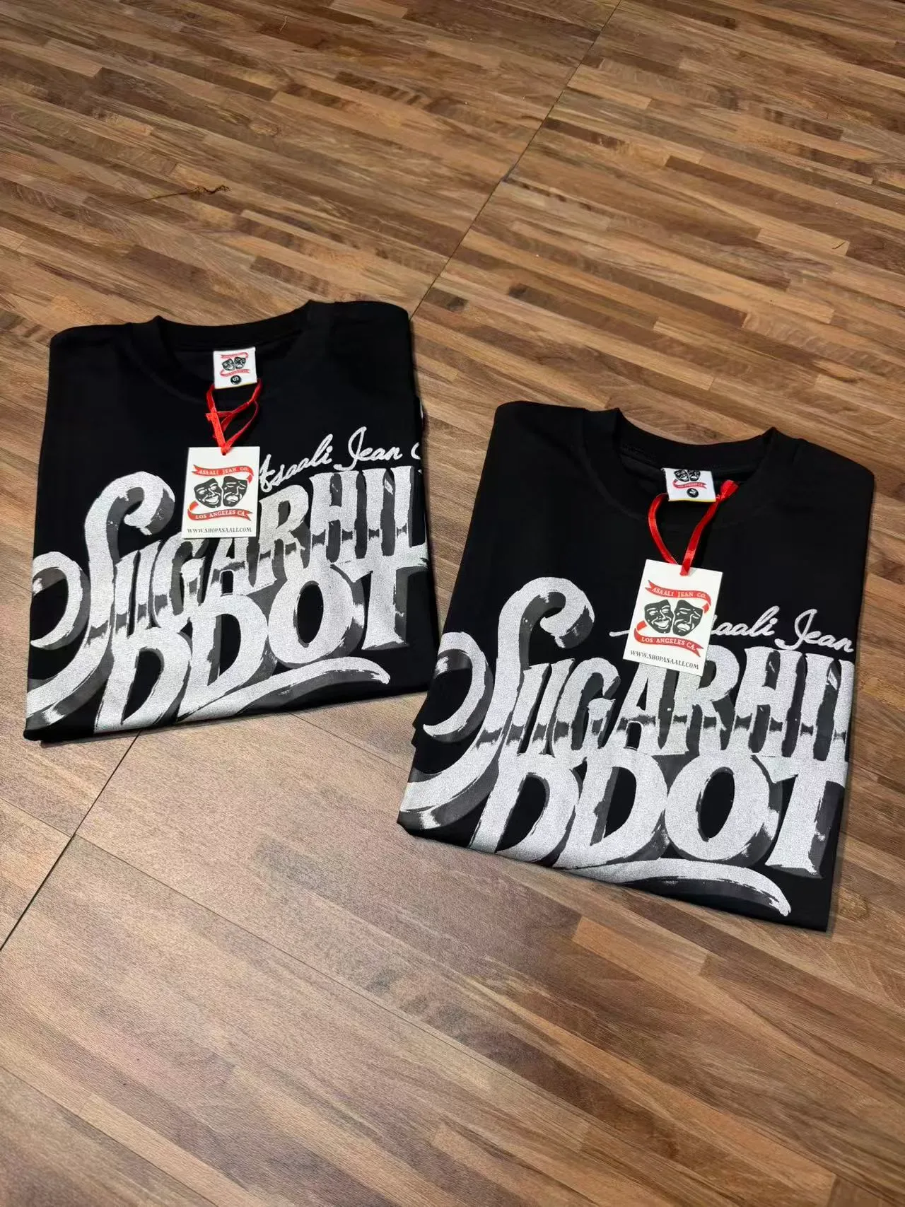 A Bathing Ape Sugarhill D-Dot Graphic Black T-Shirt 7
