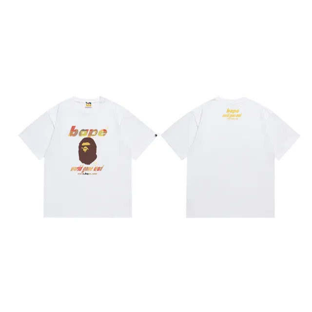 A Bathing Ape World Gone Mad ग्राफिक काली टी-शर्ट 4