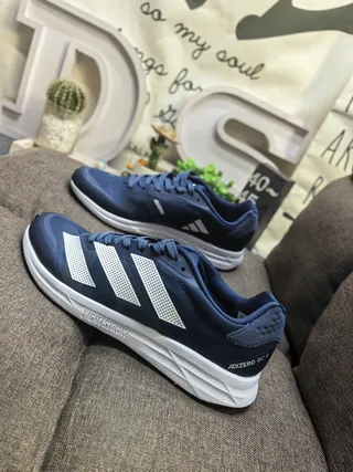 Adidas Adifero RC4 Navy Blue Lightstrike Running Shoes 7