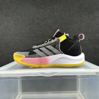 Adidas Adizero काला गुलाबी पीला बास्केटबॉल जूते
