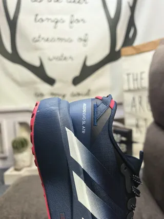 Adidas Adizero Evo SL ATR Bleu Marine Argent Rouge Chaussures de course 3