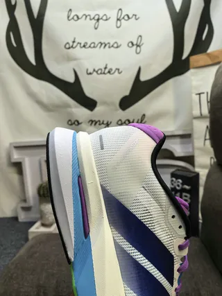 Adidas Adizero Lightstrike Pro White Purple Blue Running Shoes 3