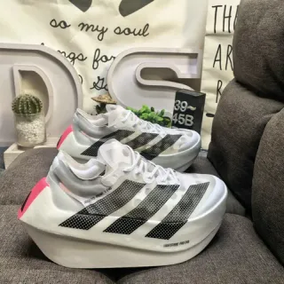 Adidas Adizero Prime X Evo White Black Pink Running Shoes