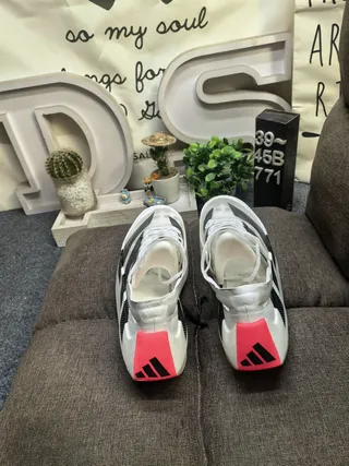 Adidas Adizero Prime X Evo White Black Pink Running Shoes 8