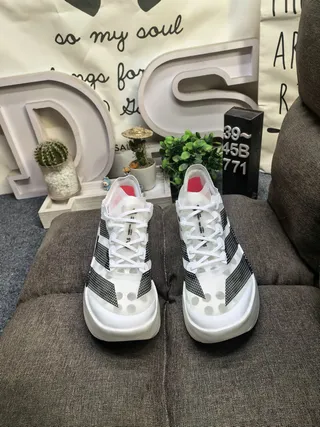 Adidas Adizero Prime X Evo White Black Pink Running Shoes 10