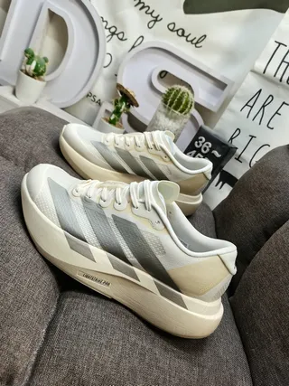Adidas Beige Gray Low-Top Mesh Upper Lifestyle Sneakers 7