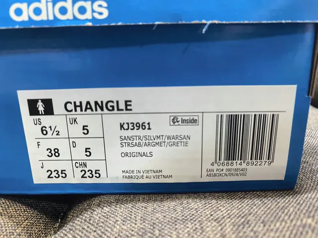 Adidas Beige Silver Low-Top Perforated Toebox Lifestyle Sneakers 2
