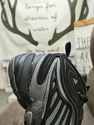 Adidas Black Monochrome Sculpted Midsole Lifestyle Sneakers 3