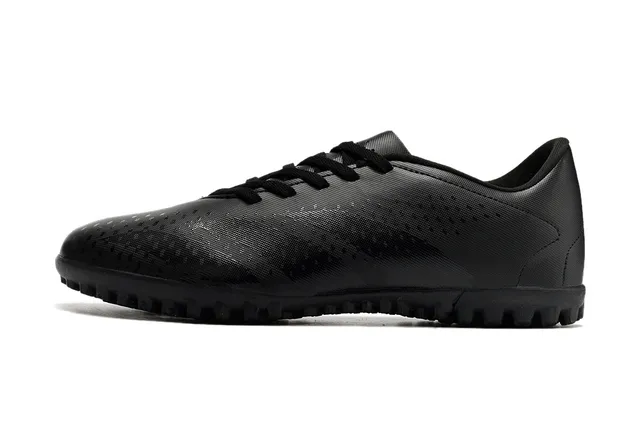 Adidas Black Pink Bajo-Corte Superior Sintético Patrón de Perforación Ventilación Artificial-Grass Zapatos de Fútbol 13
