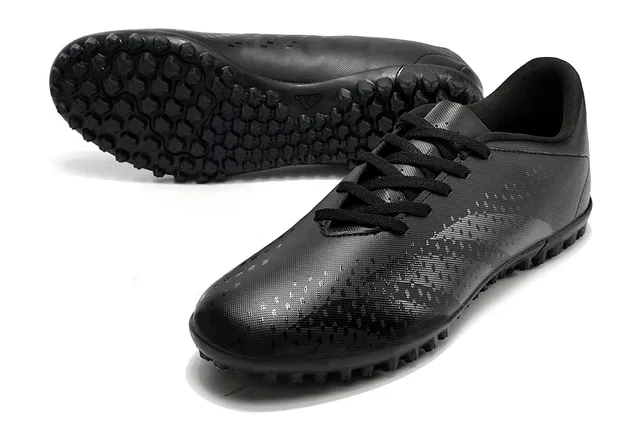 Adidas Black Pink Bajo-Corte Superior Sintético Patrón de Perforación Ventilación Artificial-Grass Zapatos de Fútbol 14