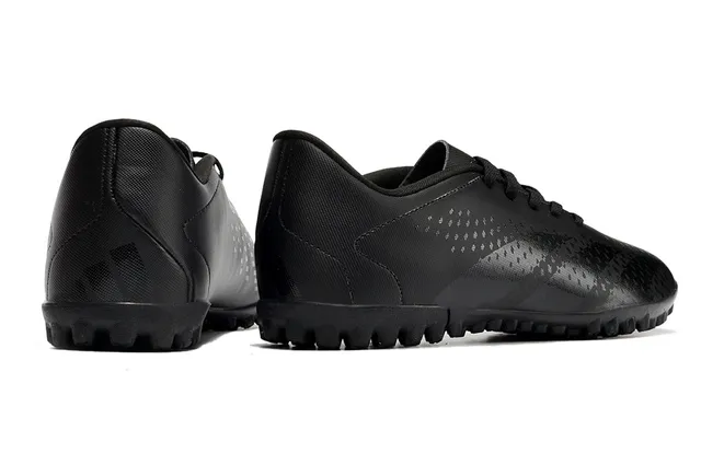 Adidas Black Pink Bajo-Corte Superior Sintético Patrón de Perforación Ventilación Artificial-Grass Zapatos de Fútbol 15