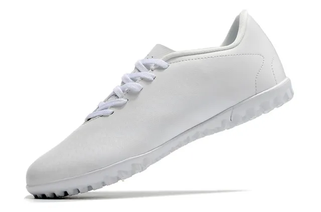 Adidas Black Pink Bajo-Corte Superior Sintético Patrón de Perforación Ventilación Artificial-Grass Zapatos de Fútbol 18