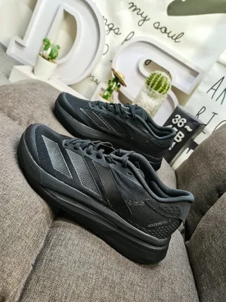 Adidas Black Silver Monochrome Reflective Stripe Accents Lifestyle Sneakers 7