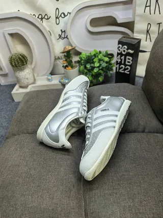 Adidas Black White Low-Top Leather Upper Lifestyle Sneakers 16