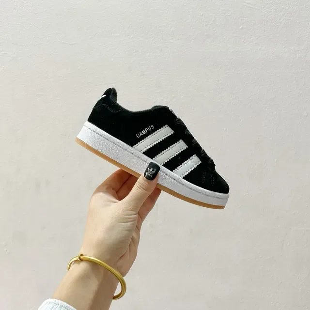 Adidas Campus Black Suede Lifestyle Sneakers 10