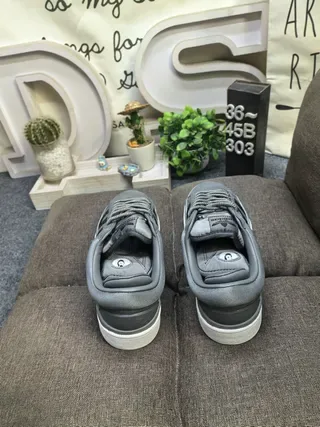 Adidas Campus Cinza e Preto Sneakers Lifestyle 8