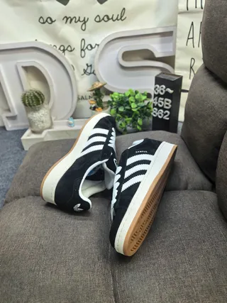 Adidas Campus Light Gray Suede Lifestyle Sneakers 6