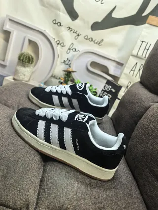Adidas Campus Light Gray Suede Lifestyle Sneakers 7