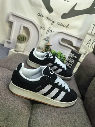 Adidas Campus Light Gray Suede Lifestyle Sneakers 9