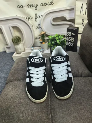 Adidas Campus Light Gray Suede Lifestyle Sneakers 10