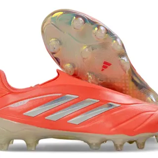 Adidas Copa Pure Orange Laceless Firm-Ground Soccer Shoes